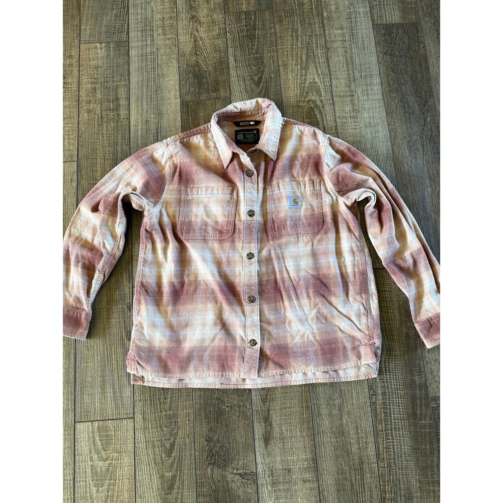 Women’s Carhartt Flannel Shirt Sz. Medium Rugged Flex Loose Fit